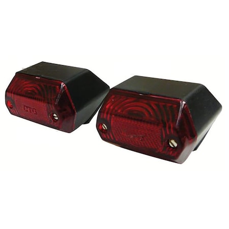 New Tractor Rear Tail Light Set Fits Oliver 1250A 1255 1265 Plus